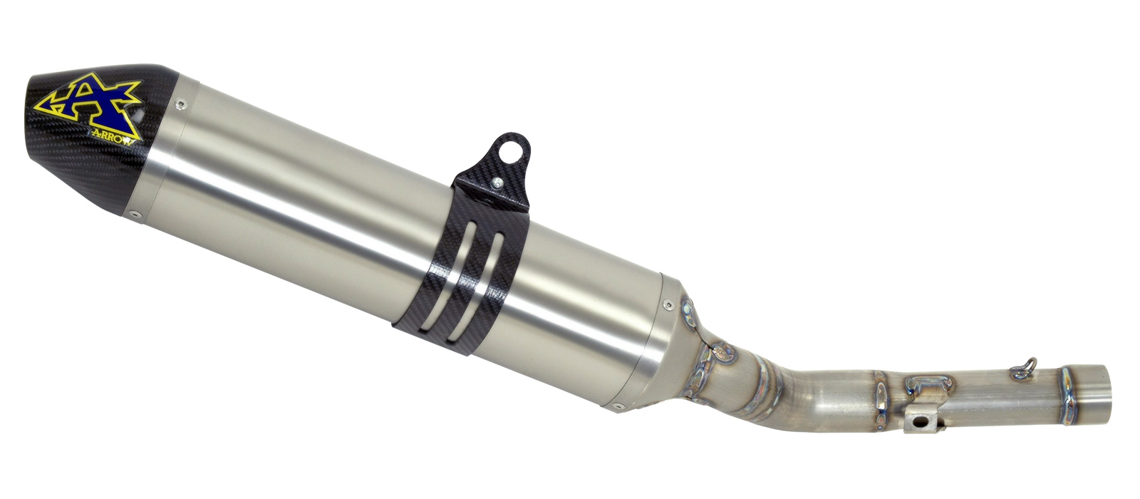 Terminale FULL TITANIO" (sotto sella)" ARROW per Aprilia SX-V 4.5 dal 2007.0 al 2014