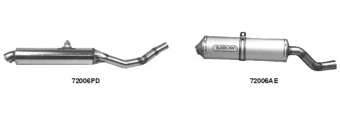 Terminale Paris-Dakar Replica ARROW per Honda XR 600 R dal 1991.0 al 1998 - immagine 4