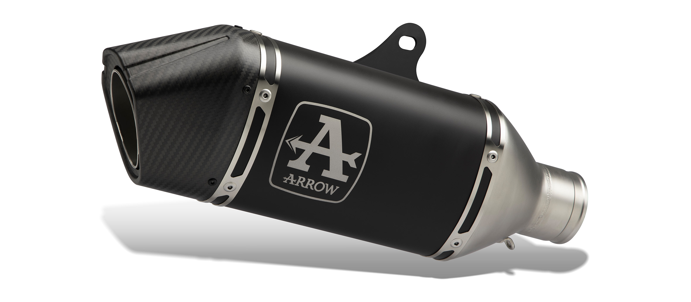 Kit completo omologato con terminale Veloce in alluminio Dark"" ARROW per Triumph TRIDENT 660 dal 2021.0 al 2024 - immagine 2