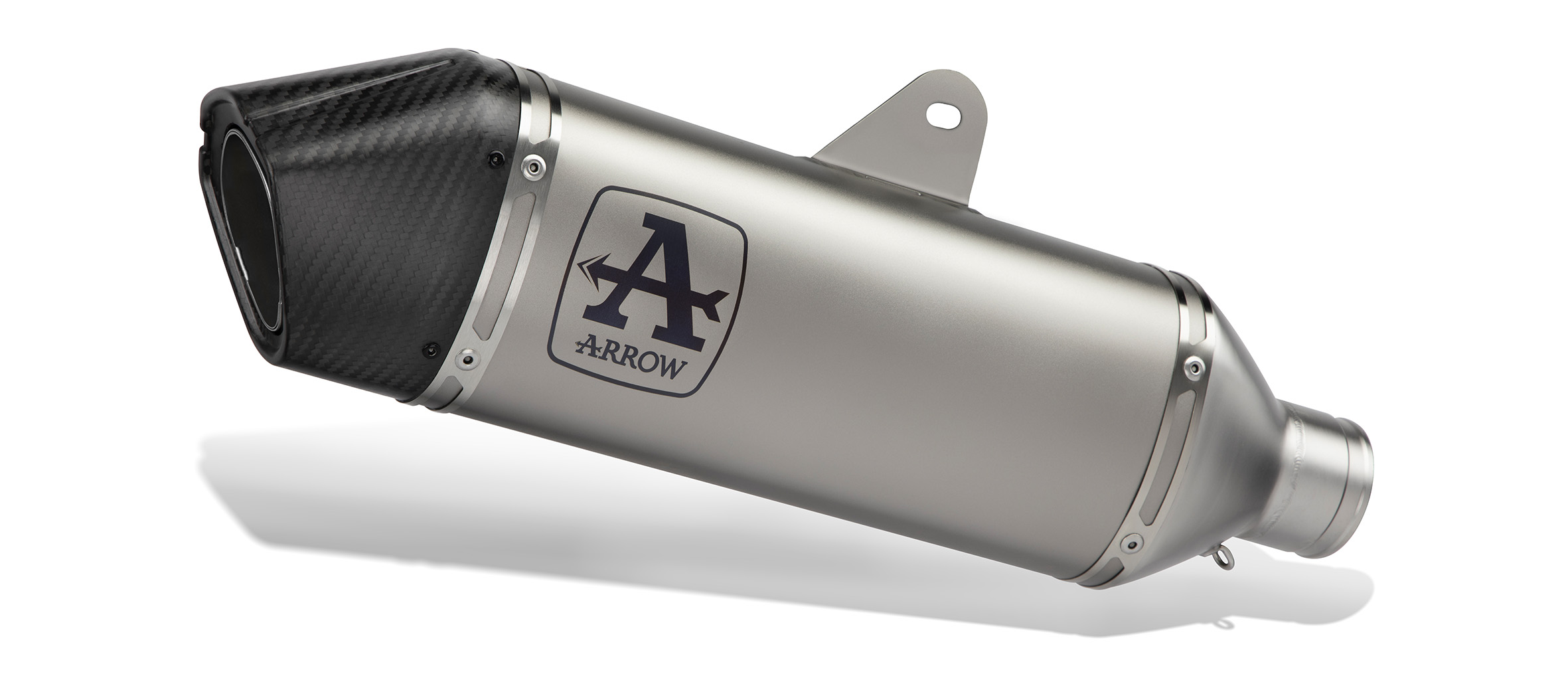 Kit completo omologato con terminale Veloce in alluminio Dark"" ARROW per Triumph TRIDENT 660 dal 2021.0 al 2024