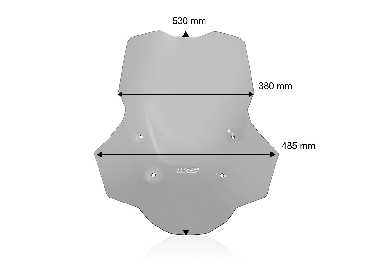 CUPOLINO CAPONORD PLUS NO RADAR WRS BMW R 1300 GS / ADV 2023-2025 - immagine 2