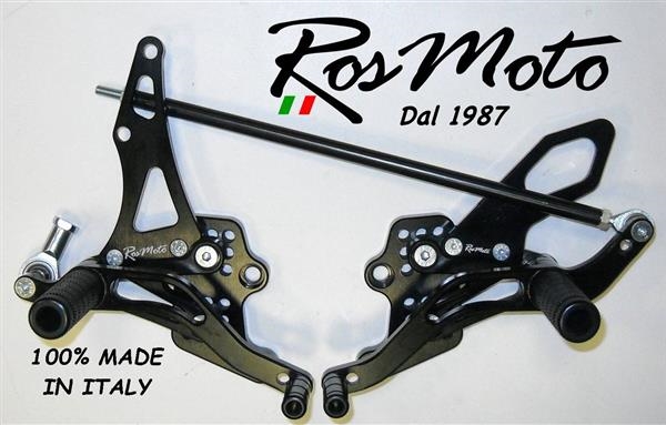 Pedane arretrate Yamaha Fazer FZ8 - Ros Moto