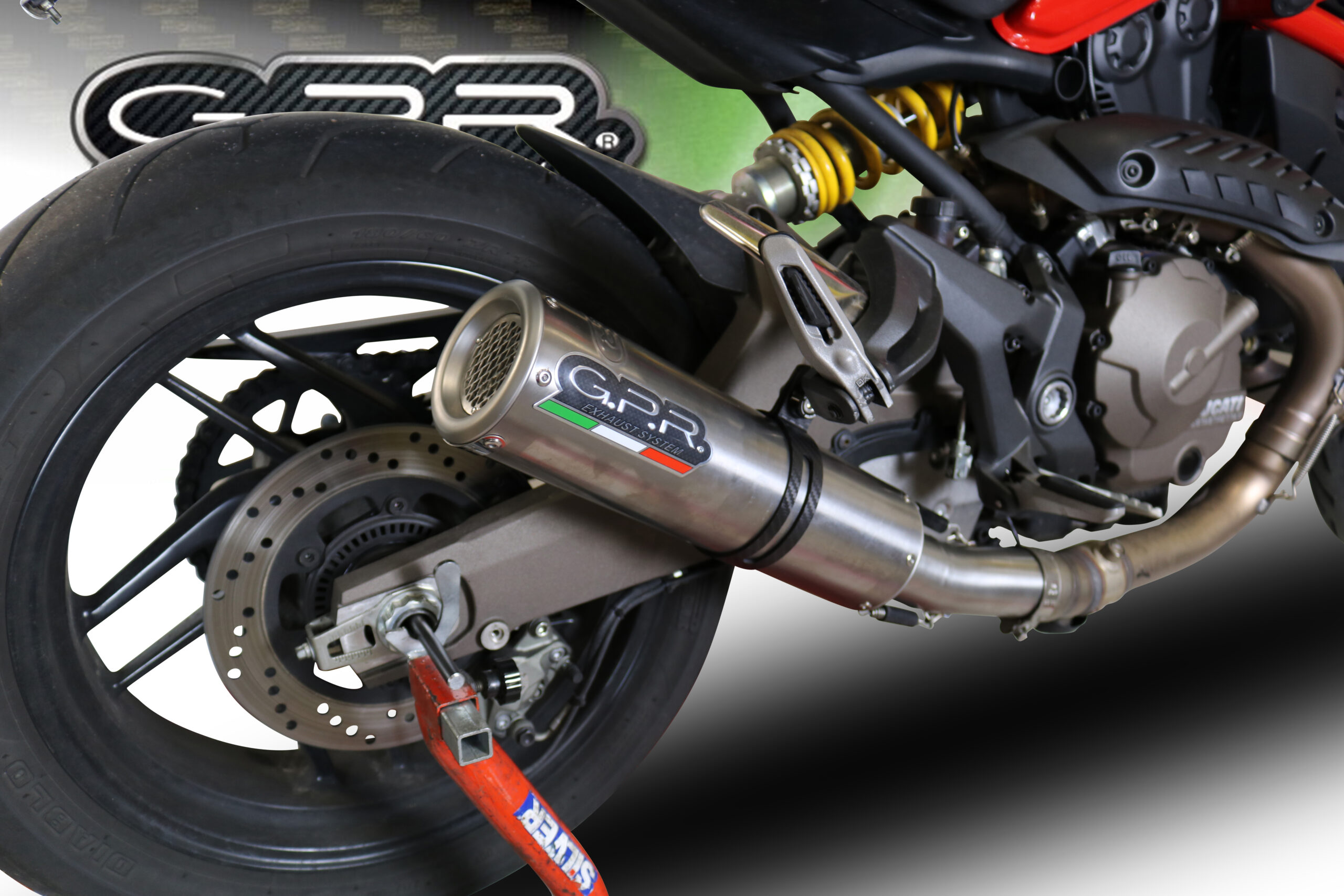 GPR M3 Titanium Natural PER Monster 1200 S/R 2017/2021 e4 DAL 2017 AL 2021 - immagine 7