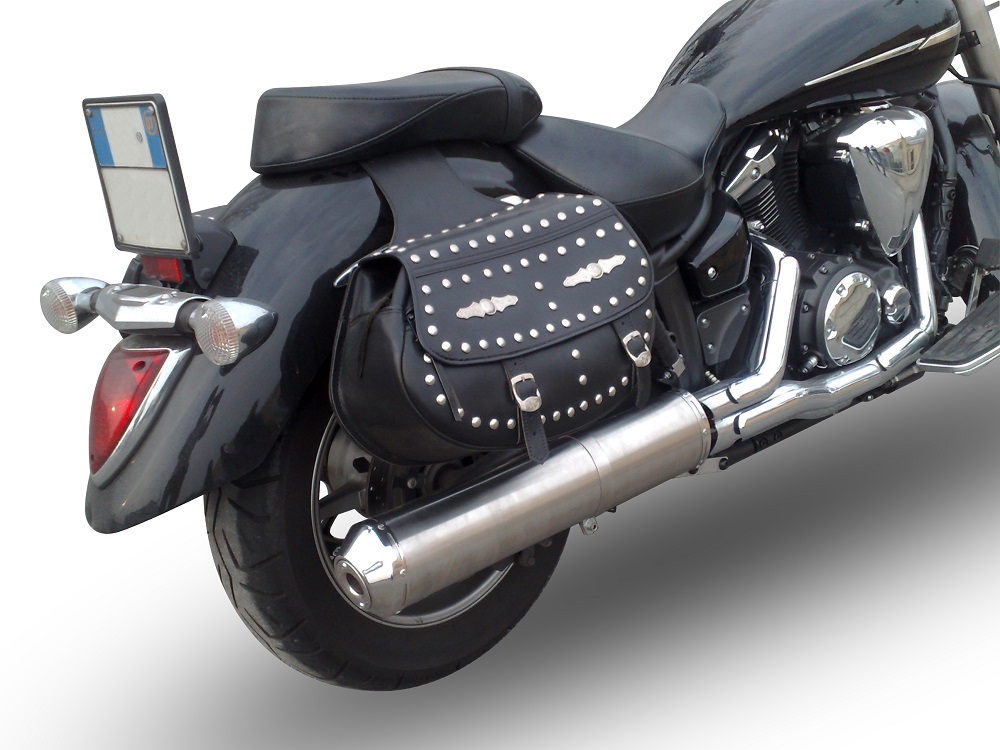GPR Inox Oval Bomb PER Xvs 1300 Midnight Star 2006/2014 DAL 2006 AL 2014 - immagine 2