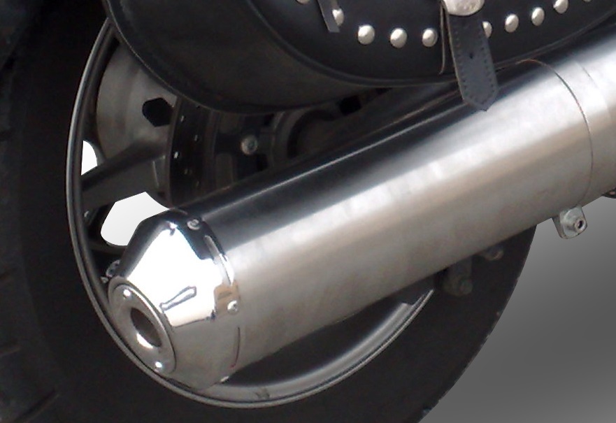 GPR Inox Oval Bomb PER Xvs 1300 Midnight Star 2006/2014 DAL 2006 AL 2014 - immagine 3