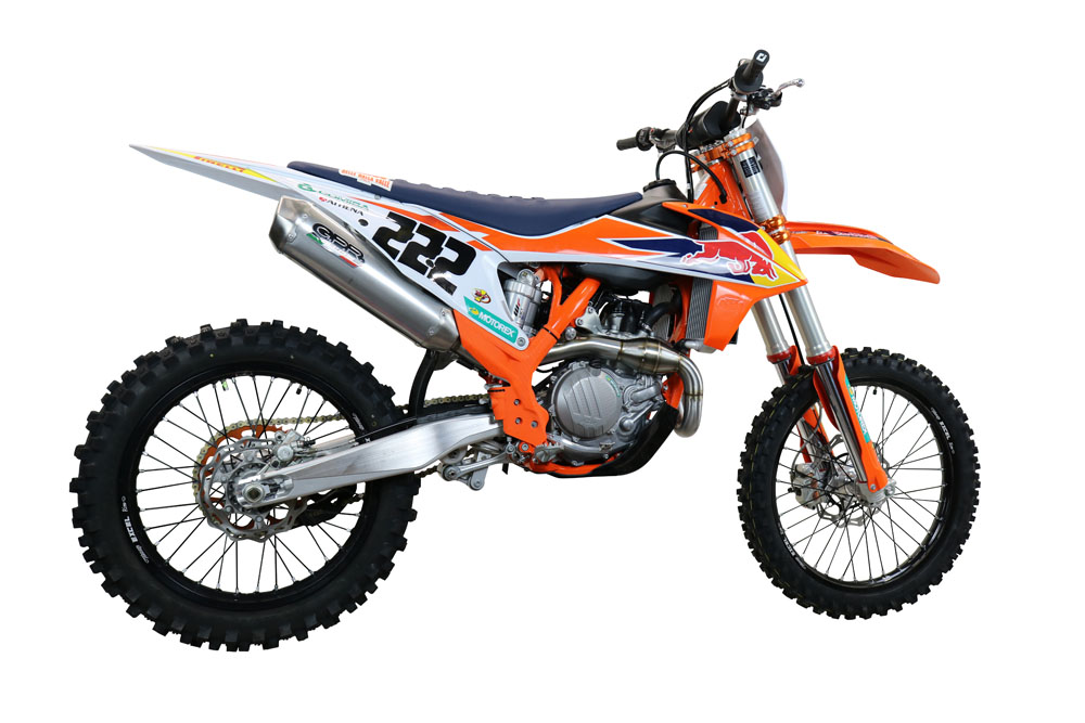 GPR Pentacross Inox PER SX-F Factory Edition 450 2018/2021 DAL 2018 AL 2021 - immagine 8