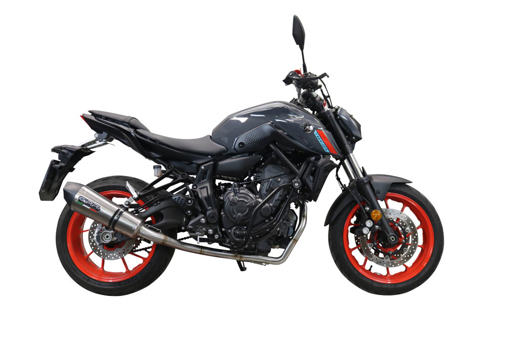 GPR New Grand Prix Evo Titanium PER Mt-07 2021/2024 e5 DAL 2021 AL 2024 - immagine 5