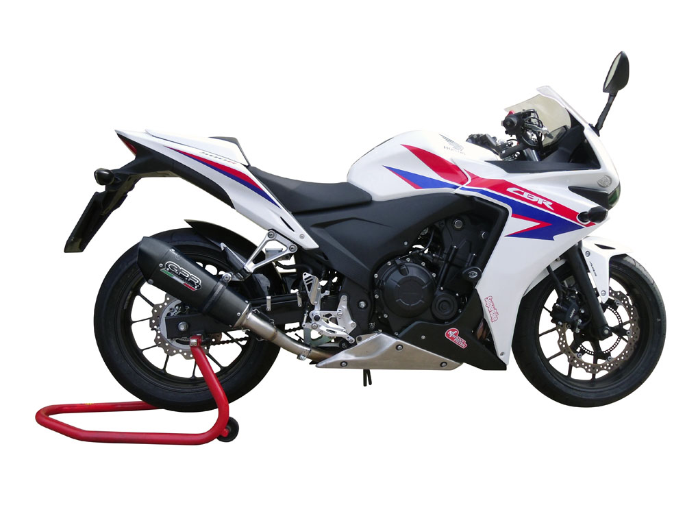 GPR New Grand Prix Evo Black Titanium PER Cbr 500 R 2023/2024 e5 DAL 2023 AL 2024 - immagine 4
