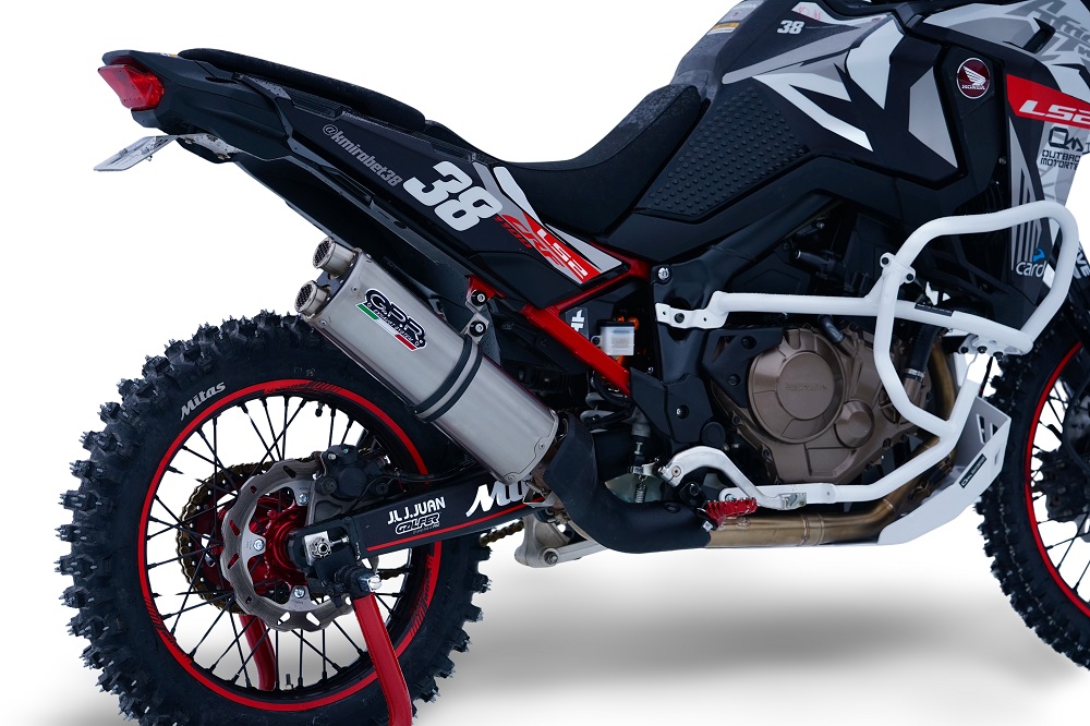 GPR Dual Inox PER Crf 1100 L Africa Twin 2020/2023 e5 DAL 2020 AL 2023 - immagine 5