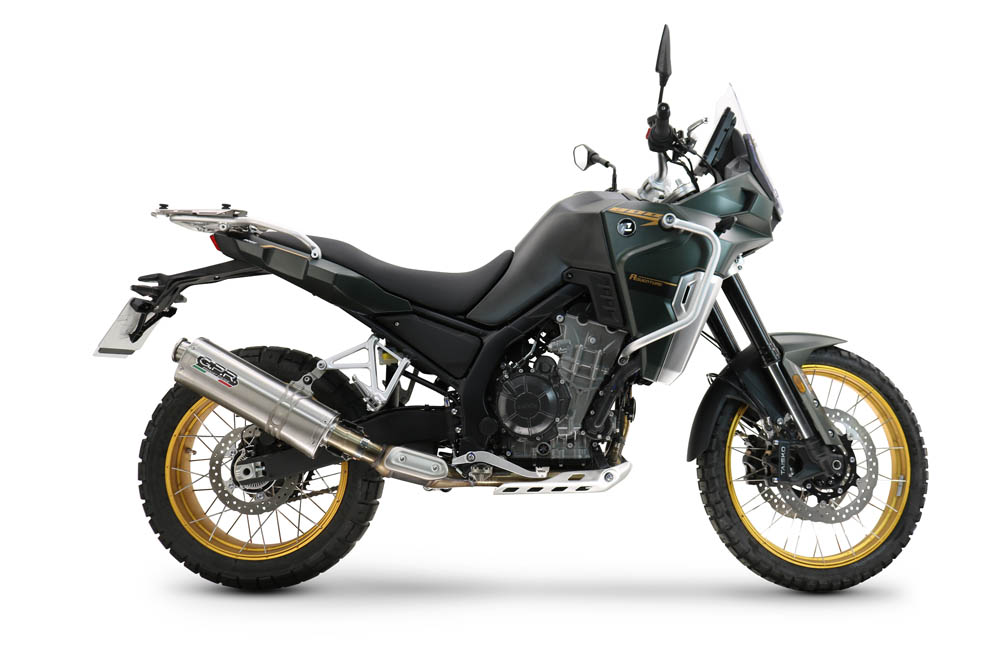 GPR Dune Triovale Titanio PER Crf 1100 L Africa Twin 2024/2026 e5 plus DAL 2024 AL 2026