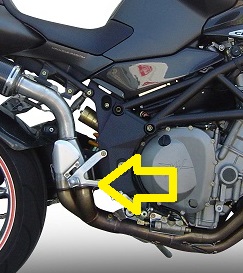GPR M3 Inox PER Brutale 910 S - R 2005/11 DAL 2005 AL 2011 - immagine 8
