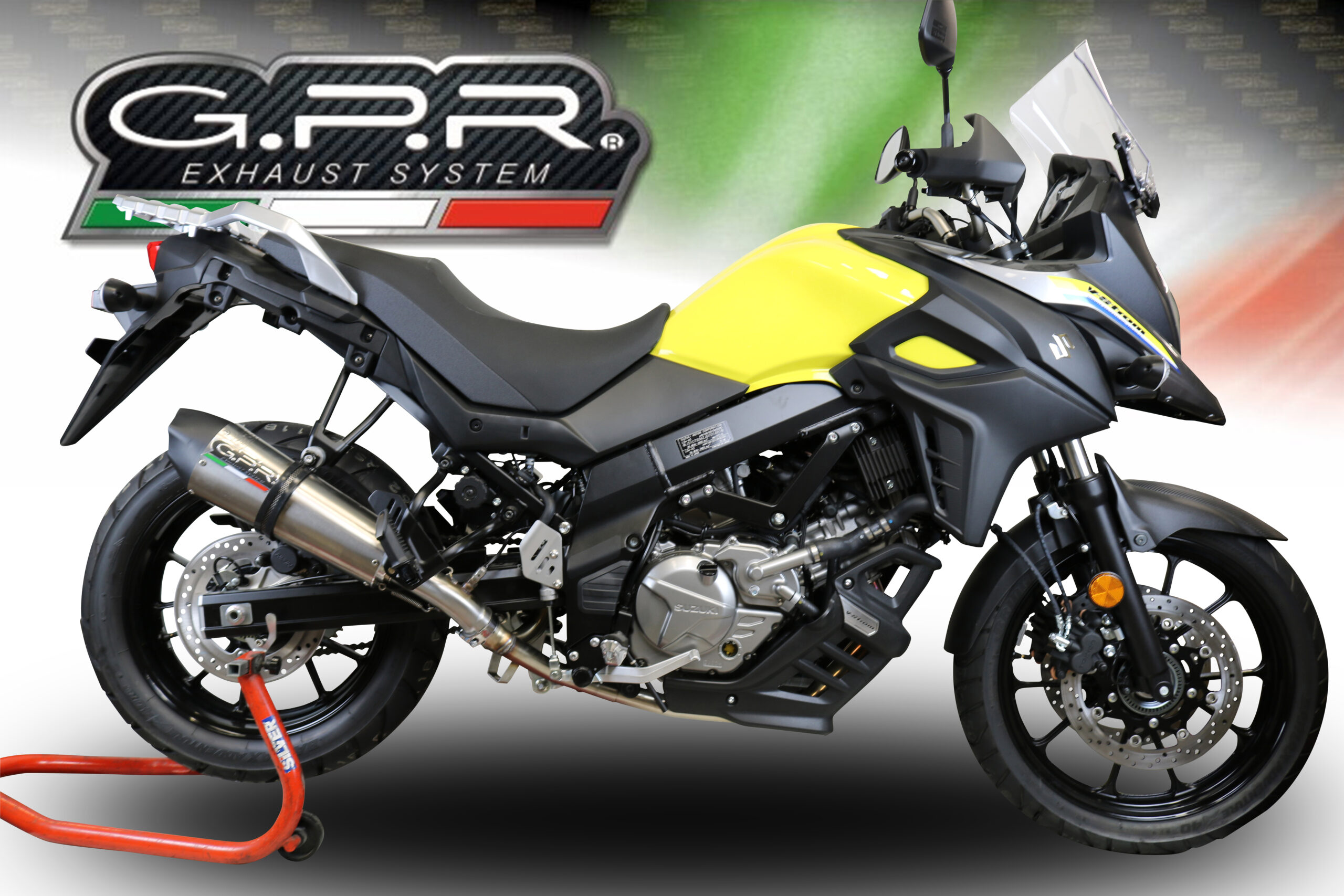 GPR New Grand Prix Evo Titanium PER V-Strom 650 2021/2025 e5 DAL 2021 AL 2025 - immagine 4