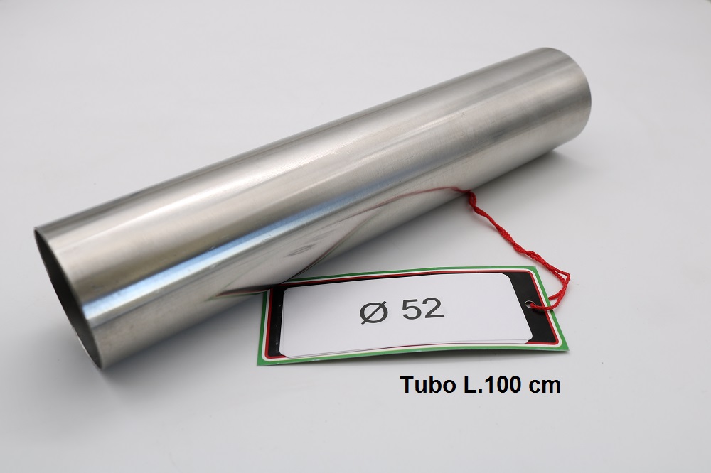 GPR Tubo inox D. 52mm X 1mm L.1000mm PER Tubo inox D. 52mm X 1mm L.1000mm DAL AL