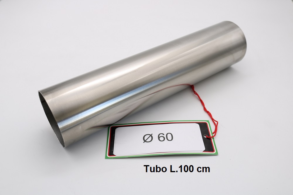GPR Tubo inox D. 60mm X 1,2mm L.1000mm PER Tubo inox D. 60mm X 1.2mm L.1000mm DAL AL