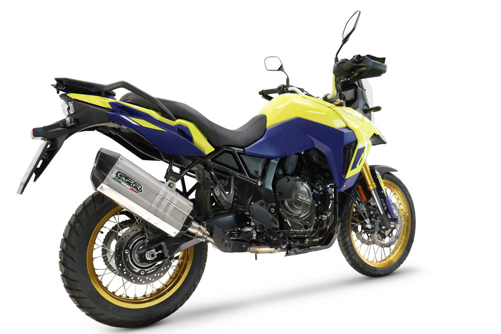 GPR Hyper Sonic Titanium PER V-STROM DL 800 DE - SE 2025-2026 e5 Plus DAL 2025 AL 2026 - immagine 6