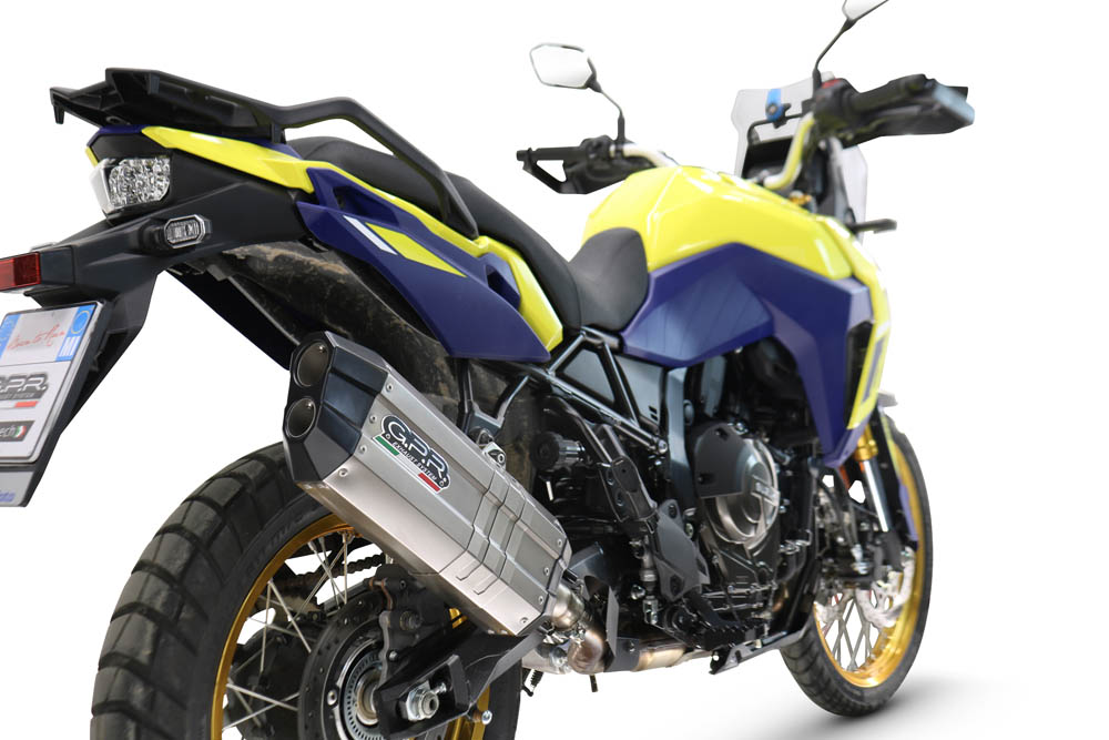 GPR Hyper Sonic Titanium PER V-STROM DL 800 DE - SE 2025-2026 e5 Plus DAL 2025 AL 2026 - immagine 7