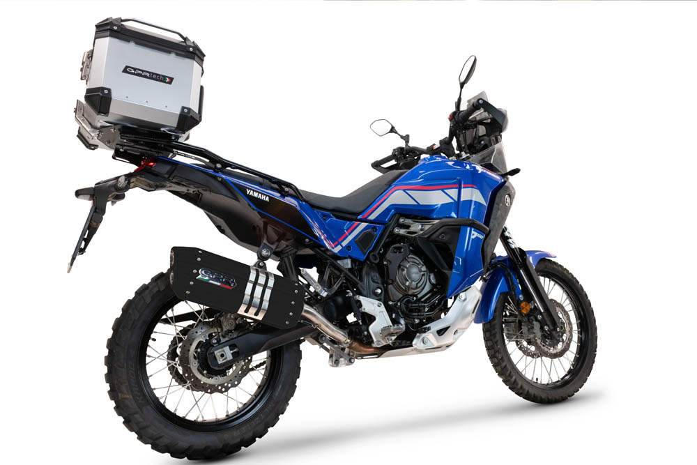 GPR Hyper Sonic Black Titanium PER Tenere 700 2025/2026 e5 Plus DAL 2025 AL 2026 - immagine 4